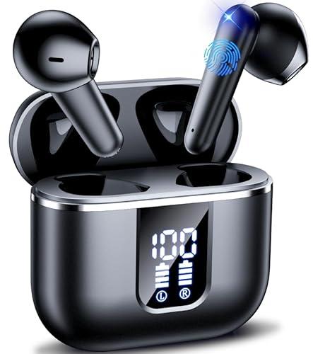 Mosyxe Wireless Earbuds with Language Translation Earbuds Real Time for 144 Languages Bluetooth 5.3 Bass Stereo Sound 42H Play Time and IPX7 for Travel Business (Black)